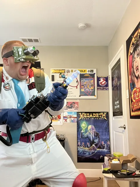 Cool Ghostbusters Fright Features Tie Action
